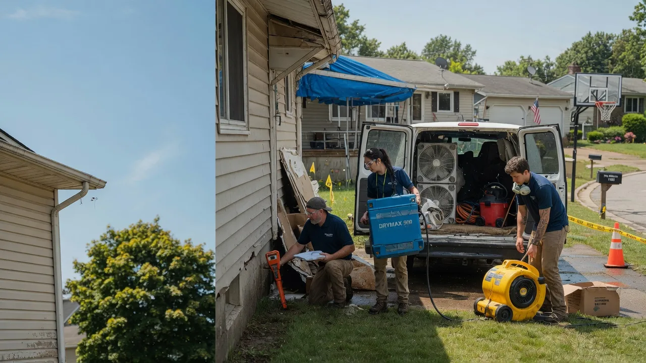 Ceiling Leak Cleanup in Mount Gilead, OH near me